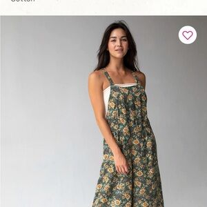 Dakota overall- butterfly NWOT
